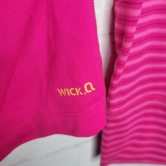 Mountain Hardwear Pink Orange Long Sleeve Active Half Zip Top - Picture 3 of 5